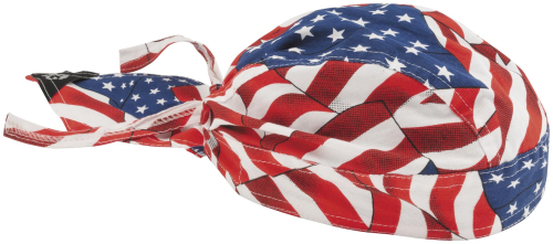 Zan Headgear - Zan Headgear Road Hog Flydanna - ZSG265 - Wavy US Flag - OSFM
