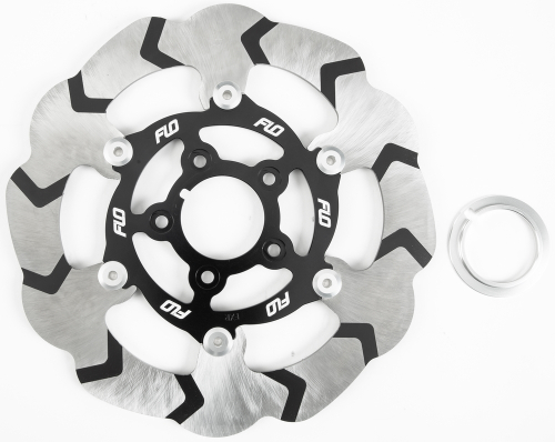 Flo Motorsports - Flo Motorsports Front Floating Rotor - Silver - HD-800S
