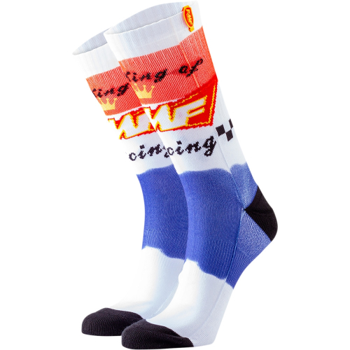 FMF Racing - FMF Racing King of Racing Socks - HO20194907WHT - White - OSFM