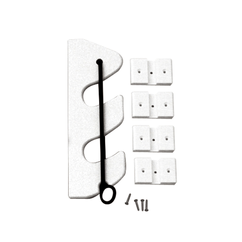 TACO Marine - TACO 2-Rod Poly Bungee Rod Holder Rack - White