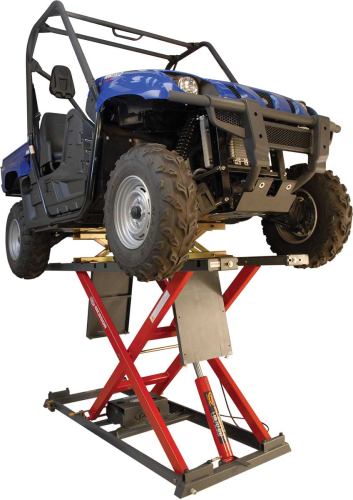 K&L Supply - K&L Supply MC655R 2000lb. Hydraulic Lift - Red - 356564LE