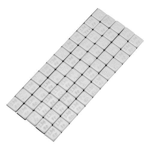 BikeMaster - BikeMaster Square Wheel Weights - 2.5gm. - Gray - 02-08425