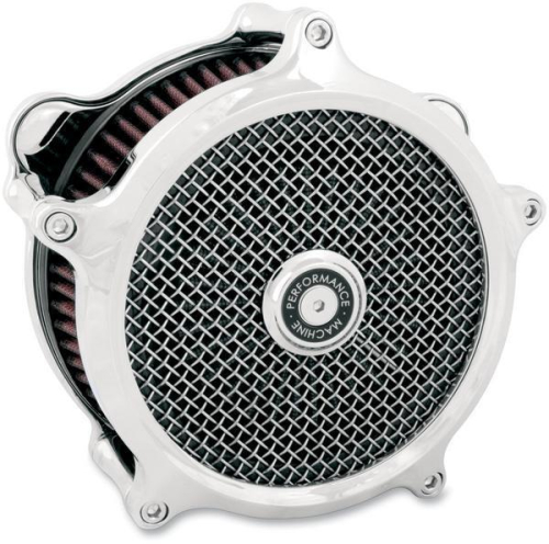 Performance Machine - Performance Machine Super Gas Air Cleaner - Chrome - 0206-2021-CH