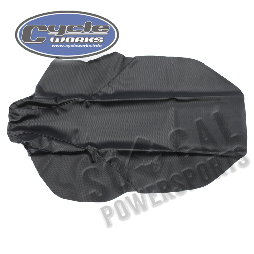 Quad Works - Quad Works Cycle Works Seat Cover - Gripper Black - 36-26593-01