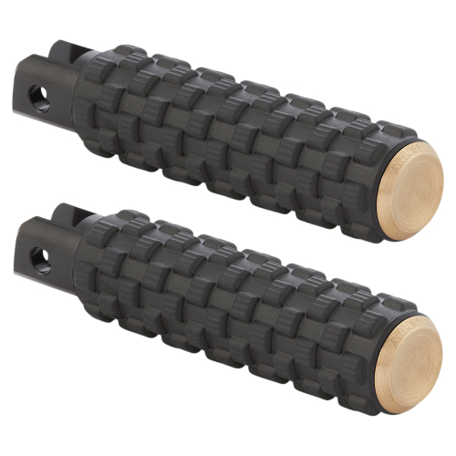 Arlen Ness - Arlen Ness Fusion Footpegs - Air Trax - Brass - I-1308