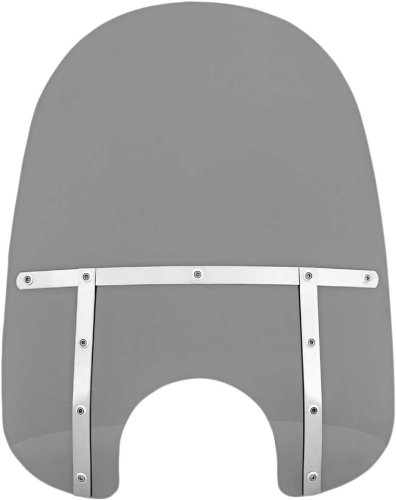 Memphis Shades - Memphis Shades Memphis Fats Windshield (7in. Cutout) - 21in. - Black Smoke - MEM34112