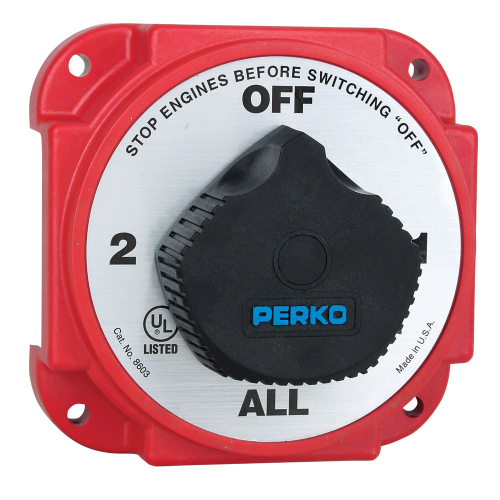 Perko - Perko Heavy Duty Battery Selector Switch w/Alternator Field Disconnect