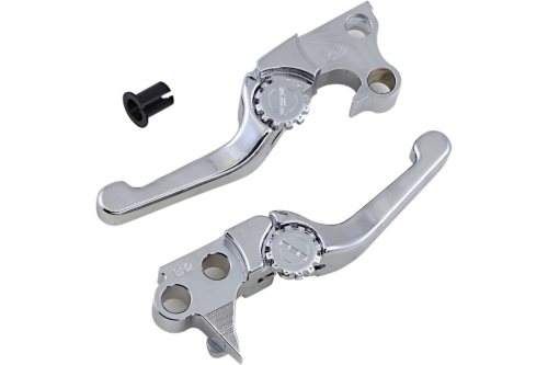 Powerstands Racing - Powerstands Racing Anthem Shorty Lever Set - Chrome - 12-01651-20