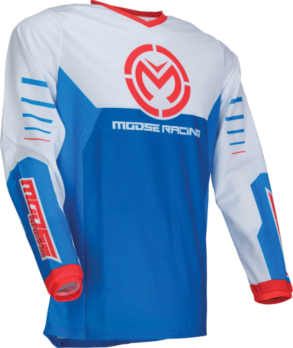 Moose Racing - Moose Racing Qualifier Jersey - 2910-8178 - Red/White/Blue - X-Large