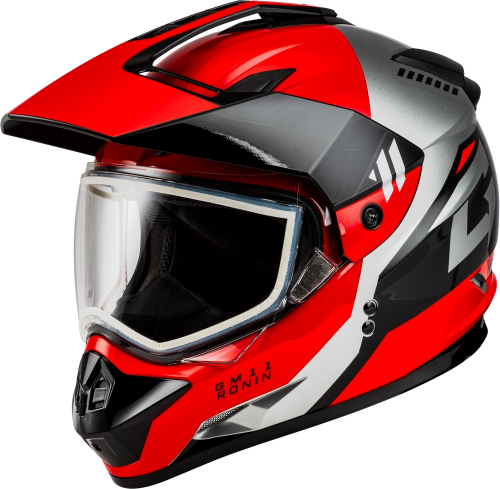 G-Max - G-Max GM-11 Ronin Helmet - A1115157 - Black/Red - X-Large