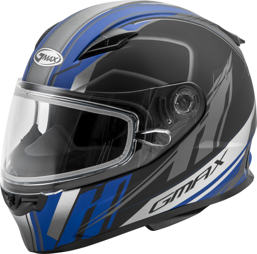 G-Max - G-Max GM-49Y Rogue Youth Helmet - G24910041 - Black/Blue - Medium