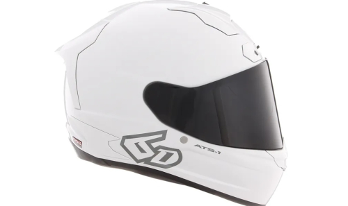6D - 6D ATS-1R Solid Helmet - 30-0916 - Gloss White - Medium
