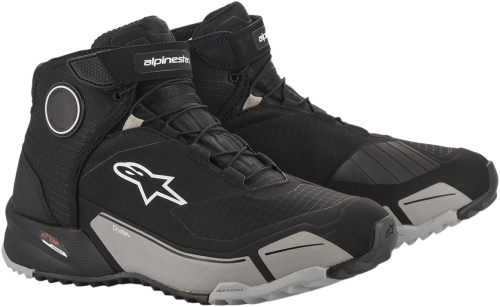 Alpinestars - Alpinestars CR-X Drystar Riding Shoes - 26118201058 - Black/Cool Gray - 8