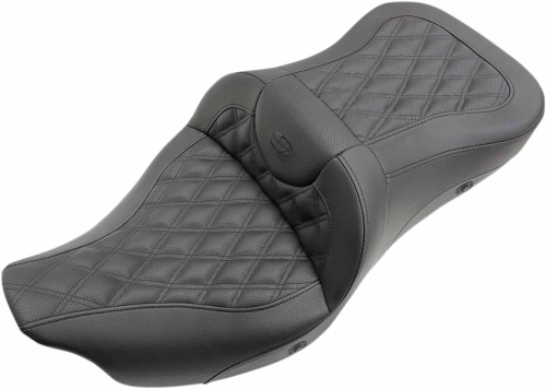 Saddlemen - Saddlemen Heated Road Sofa Seat without Backrest - Lattice Stitch - 808-07B-182THC