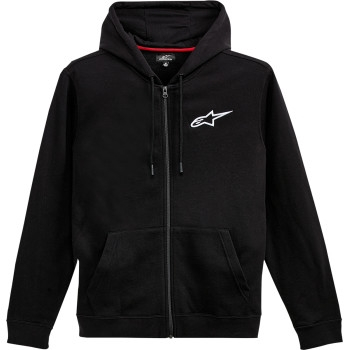 Alpinestars - Alpinestars Ageless Chest Hoodie - 1212-536001020L - Black/White - Large