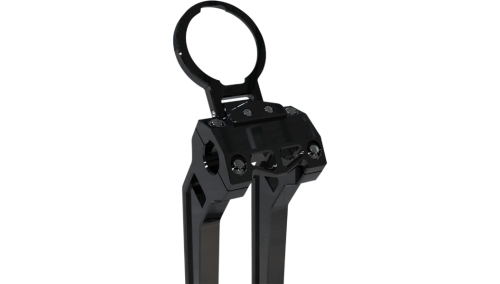 LA Choppers - LA Choppers Gauge Mount - Single - Black Anodized - LA-7397-01B