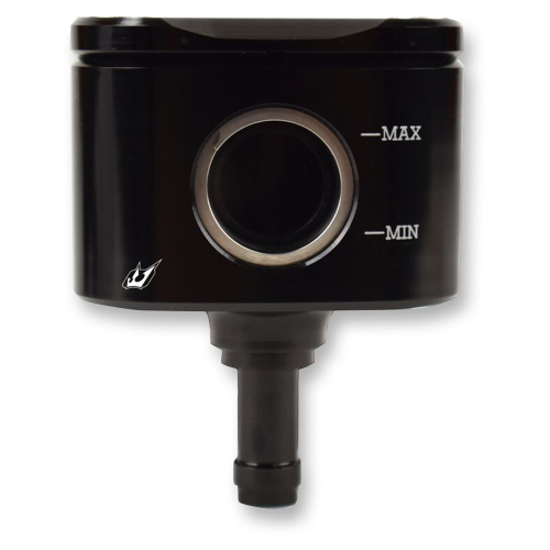 Driven Racing - Driven Racing Halo Fluid Container Rear Brake - Bottom 8MM Outlet - Black - DRRBE-01-BK