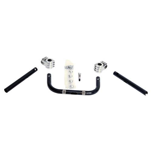 Klock Werks - Klock Werks Klip Hanger Handlebar Kit - 5in. Hanger - Black/Chrome - KW05-01-0348