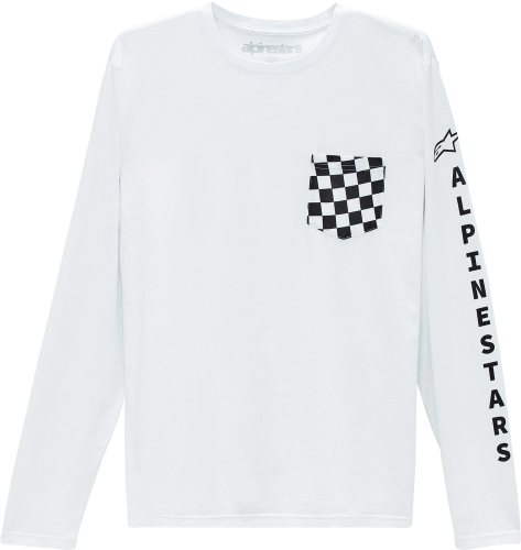 Alpinestars - Alpinestars Check Long Sleeve Shirt - 1213-74020-20-M - White - Medium