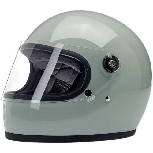 Biltwell Inc. - Biltwell Inc. Gringo S Solid Helmet - 1003-131-101 - Gloss Sage Green - X-Small