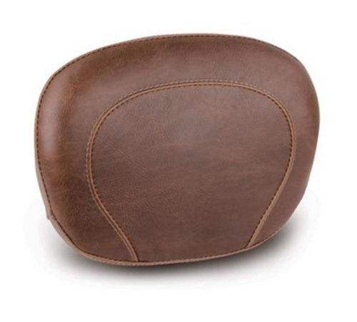 Mustang - Mustang Passenger Backrest Pad - Smooth - Distressed Brown - 76771