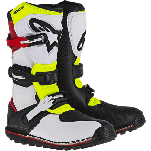 Alpinestars - Alpinestars Tech-T Boots - 2004017-2351-5 - White/Red/Yellow/Black - 5