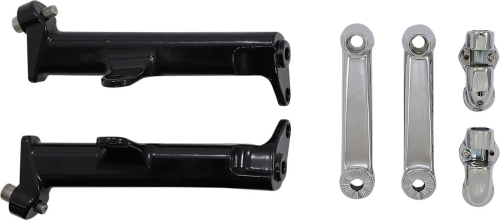 Ciro - Ciro Driver Floorboard Highway Peg Mounts - Chrome - 60100