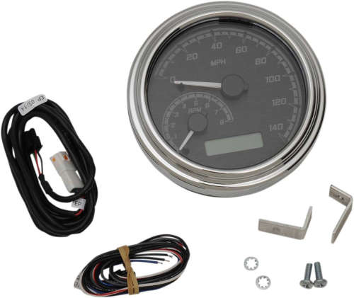 Dakota Digital - Dakota Digital MVX Analog Gauge System - Black/Gray/Chrome - MVX-2011-KG-C