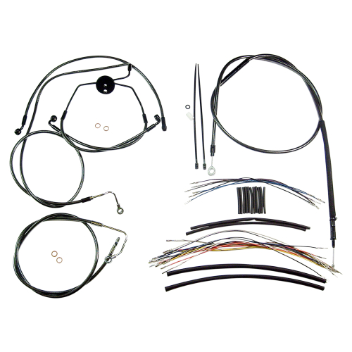 Magnum - Magnum Black Pearl Handlebar Installation Kit for 15-17in. Ape - 487322