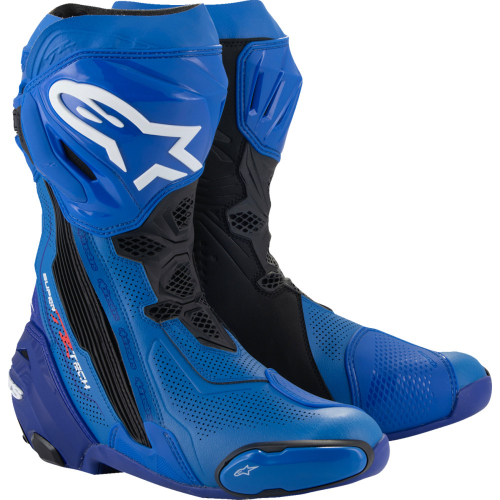 Alpinestars - Alpinestars Supertech R Vented Boots - 2220121-713-43 - Blue/Black - 43
