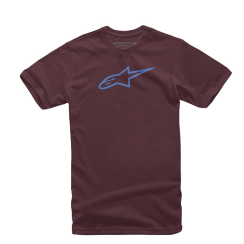 Alpinestars - Alpinestars Ageless T-Shirt - 1032-720308370L - Maroon/Blue - Large