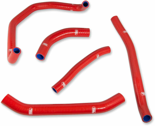 Moose Racing - Moose Racing Race Fit Radiator Hose Kit - 5 - Red - 1902-1348