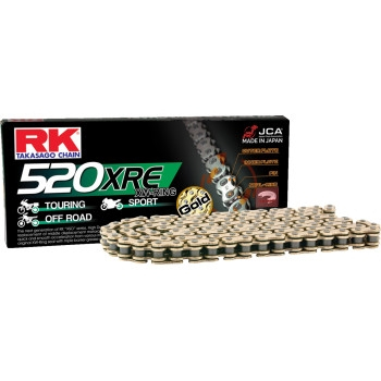 RK - RK Rivet Connecting Link for 520 XRE-Ring Chain - Gold - GB520XRE-RL