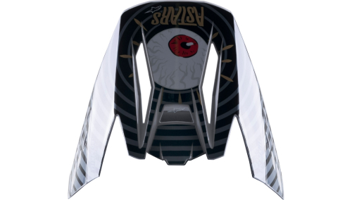 Alpinestars - Alpinestars Replacement visor for SM5 Solar Helmets - Gloss Black/Gray/Gold - 8985722-1959