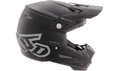 6D - 6D ATR-2 Solid Helmet - 12-0507 - Matte Black - Large