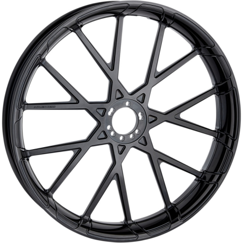 Arlen Ness - Arlen Ness Forged Billet Front Rim - 21in. x 3.50in. - Procross All Black - 71-573