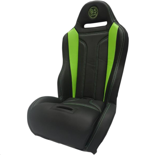 BS Sand - BS Sand Performance Seat - Double T - Black/Green - PBUBLDTKW
