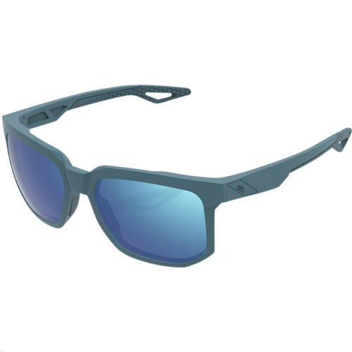 100% - 100% Centric Sunglasses - 61027-002-62 - Soft Tact Blue/ Blue Mirror Lens - OSFA