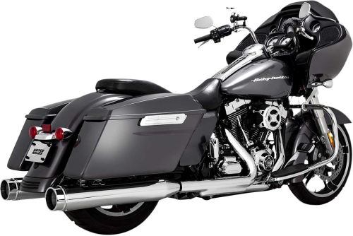 Vance & Hines - Vance & Hines Torquer 450 Slip-On Mufflers - Chrome - 16673