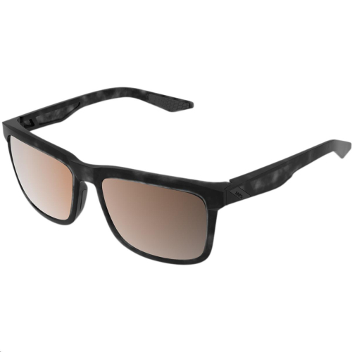 100% - 100% Blake Sunglasses - 61029-259-73 - Matte Black Havana/Bronze Lens - OSFA