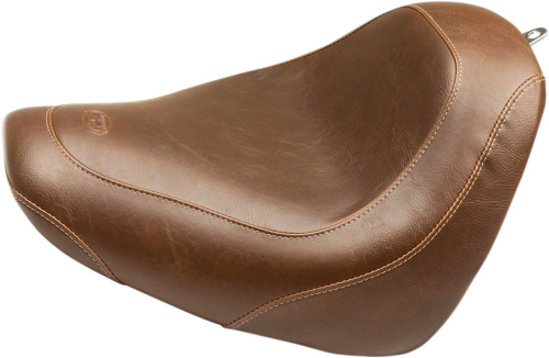 Mustang - Mustang Wide Tripper Solo Seat - Vintage - Brown - 83011