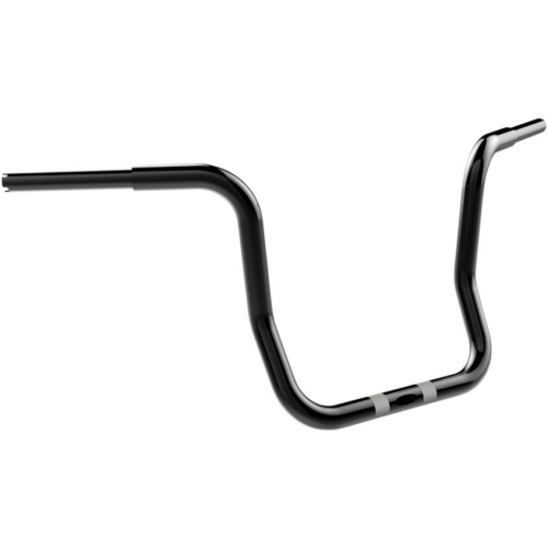 Khrome Werks - Khrome Werks 1 1/4in. Bobber-Style Ape Hanger Handlebar - Gloss Black - 0601-4069