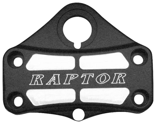 ModQuad - ModQuad Handlebar Clamp with Key Guard - Logo - Black - HC1-700BLK