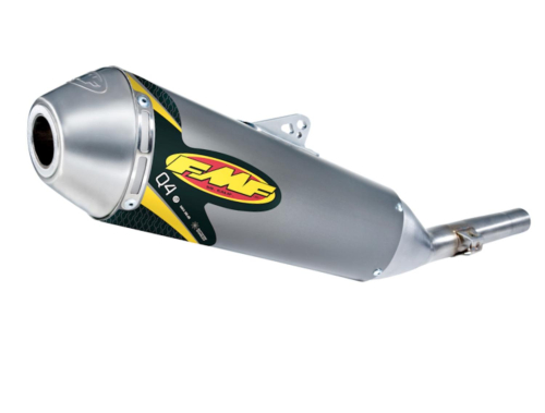 FMF Racing - FMF Racing Q4 Spark Arrestor Slip-On - Stainless Midpipe - 042116