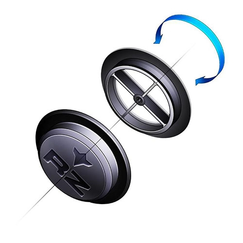 RZ Mask - RZ Mask Exhalation Valve Caps - Black - AC-160A3