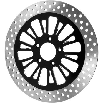 Hawg Halters Inc - Hawg Halters Inc 13in. Cog Drive Front Rotor - Black Anodized - ROTLFTCOBAE13IC