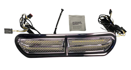 Custom Dynamics - Custom Dynamics Dynamic LED Vent Inserts - Chrome - CD-VENT-AW-C