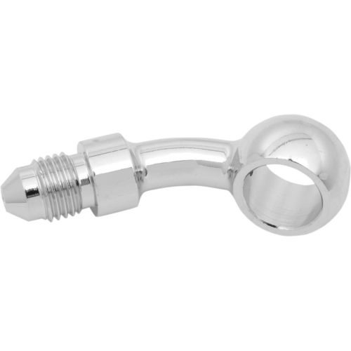 Russell - Russell Mach 3 Brake Line Fitting - 12mm Banjo, #3 Male, 35 Degrees - R4053SS