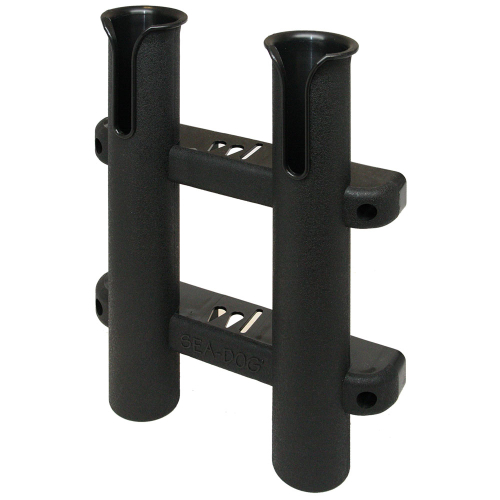 Sea-Dog - Sea-Dog Two Pole Side Mount Rod Storage Rack - Black