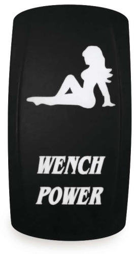ModQuad - ModQuad Laser Engraved Light Switch - Winch Girl - RS-WINCH-G